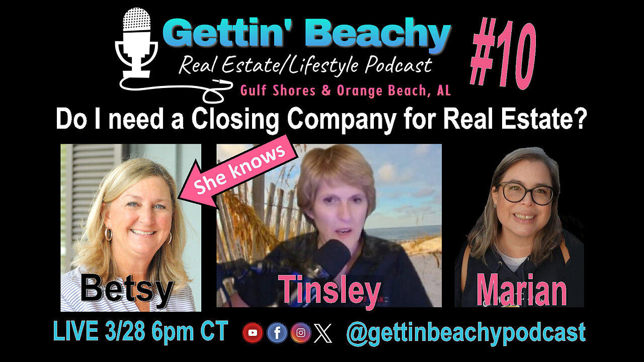 Gettin' Beachy Podcast #10 | Do I really need a closing company for real estate?