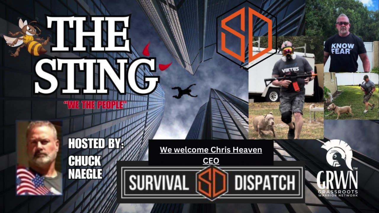 The STING welcomes Chris Heaven CEO of SURVIVAL DISPATCH