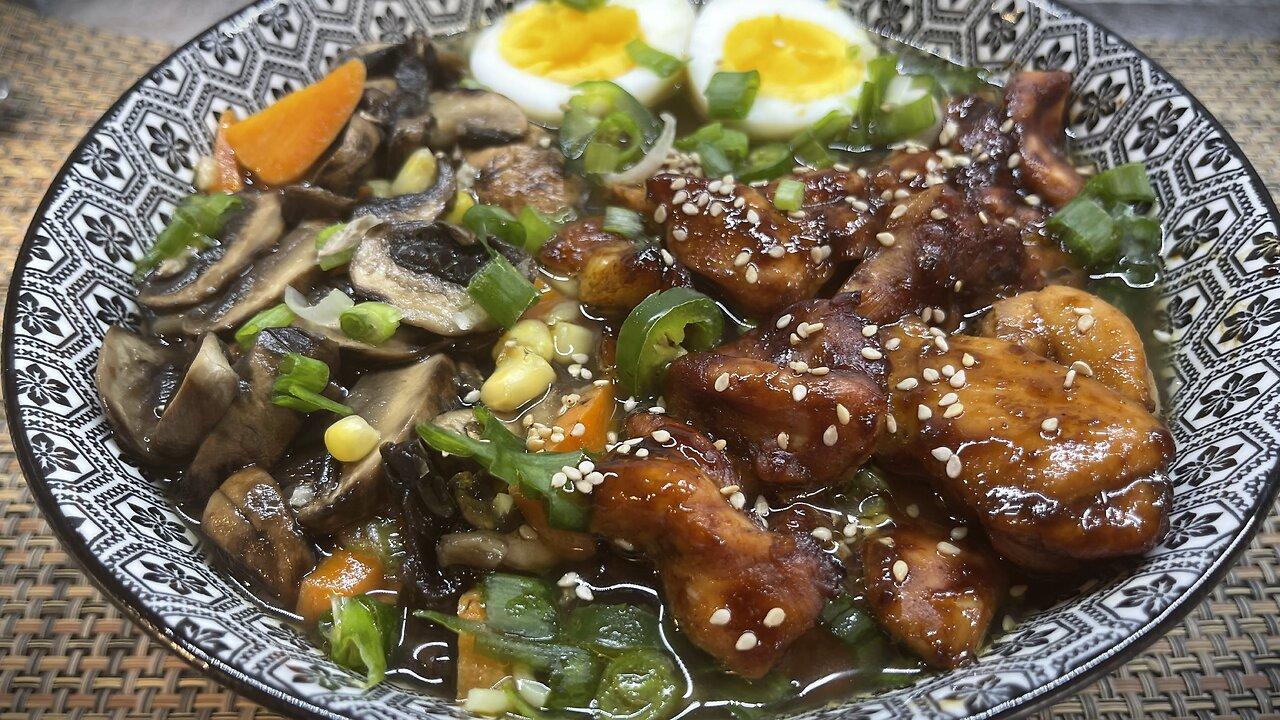 Chicken Teriyaki Noodle Bowl I Learn How To Make Chicken Teriyaki Ramen