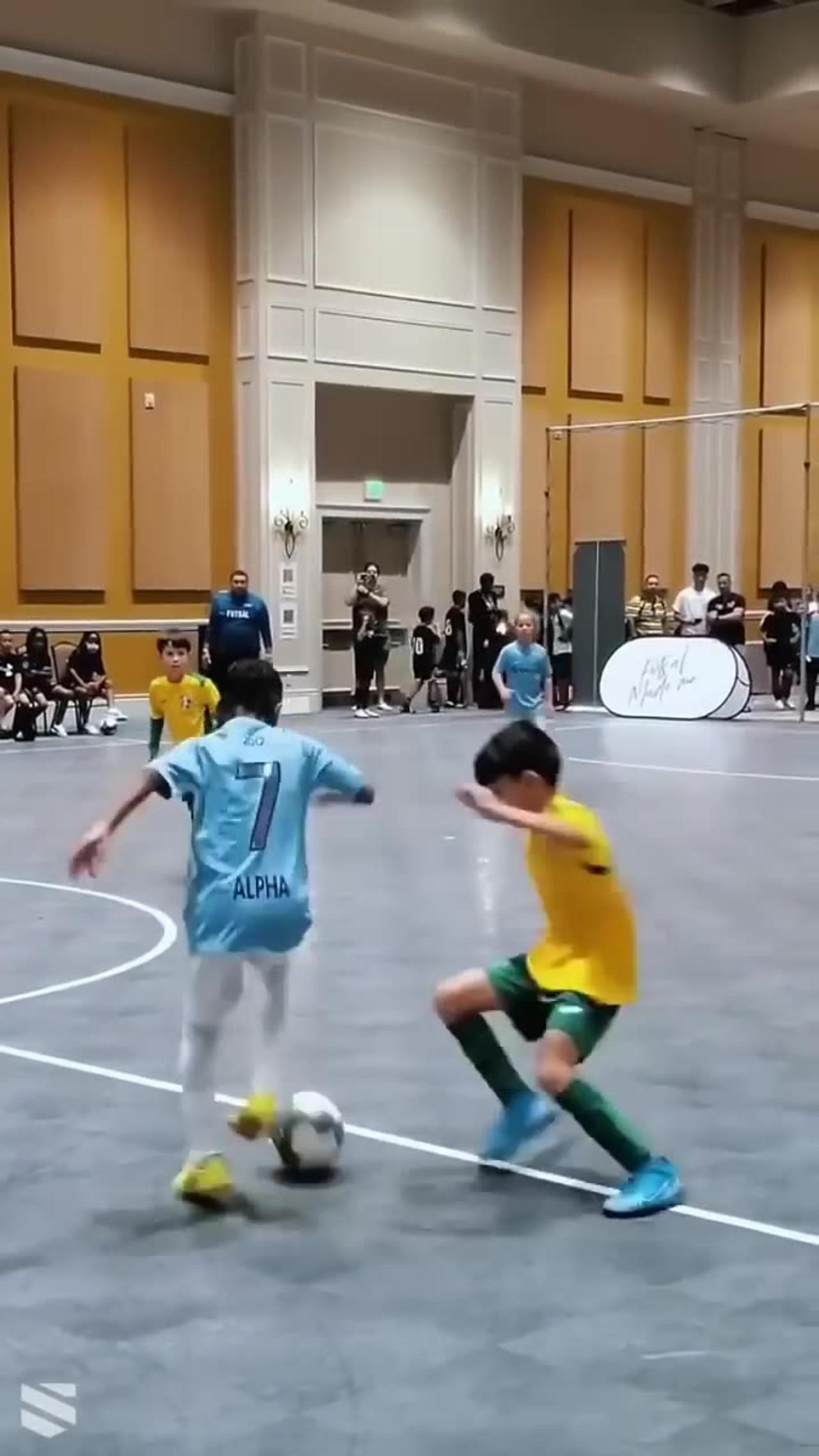 soccer#football#This kid is SMOOTH  #shorts