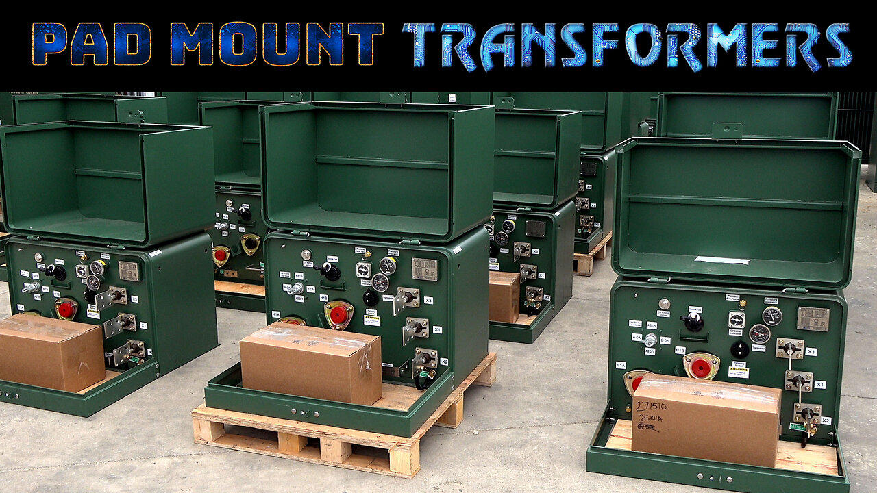 37.5 KVA Pad Mount Transformer - 12470Y/7200 Grounded Wye Primary, 240/120V Secondary