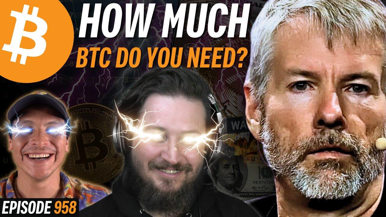 How Much Bitcoin do YOU Need to Be in the 1% ? | EP 958