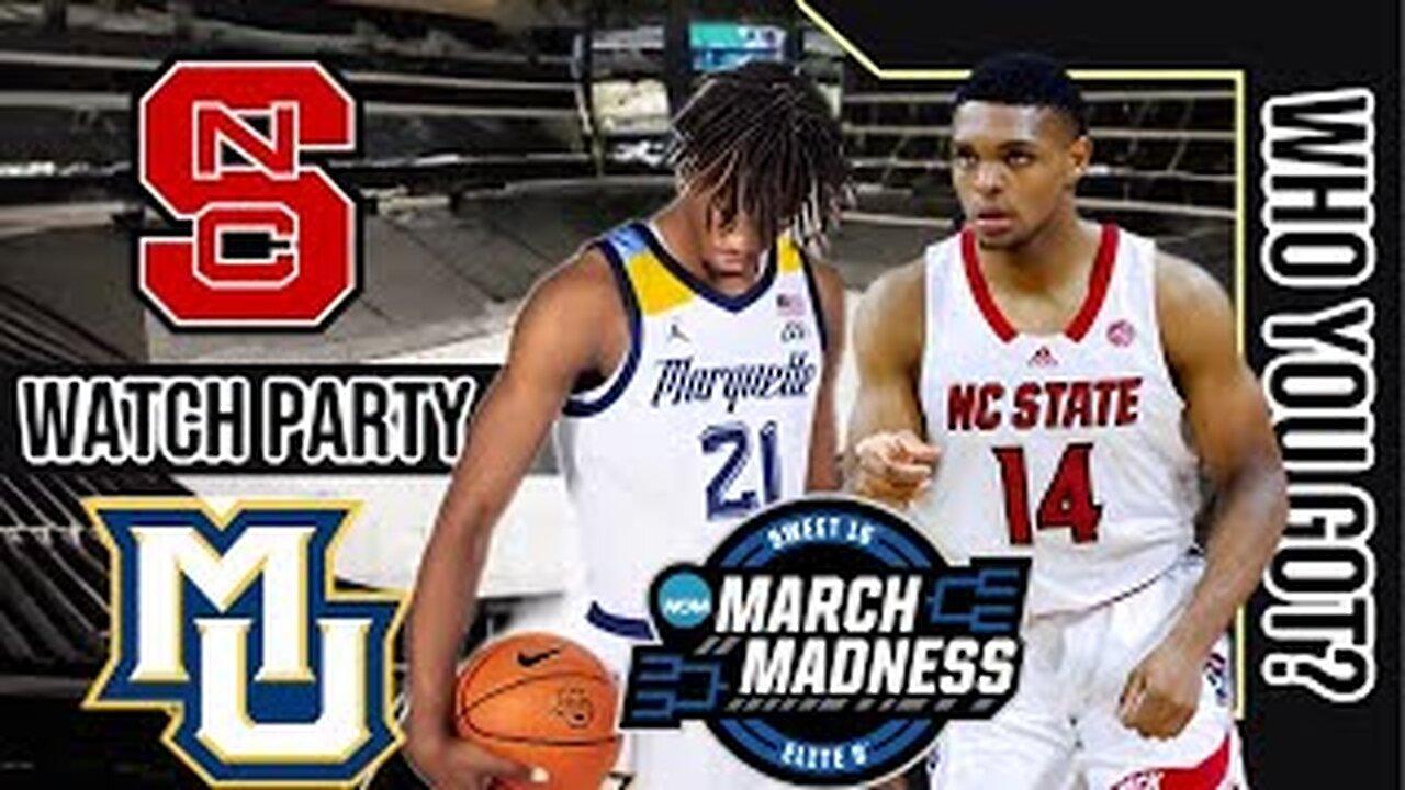 NC State Wolfpack vs Marquette Golden Eagles | Play by Play Stream | NCAA 2023 Sweet 16