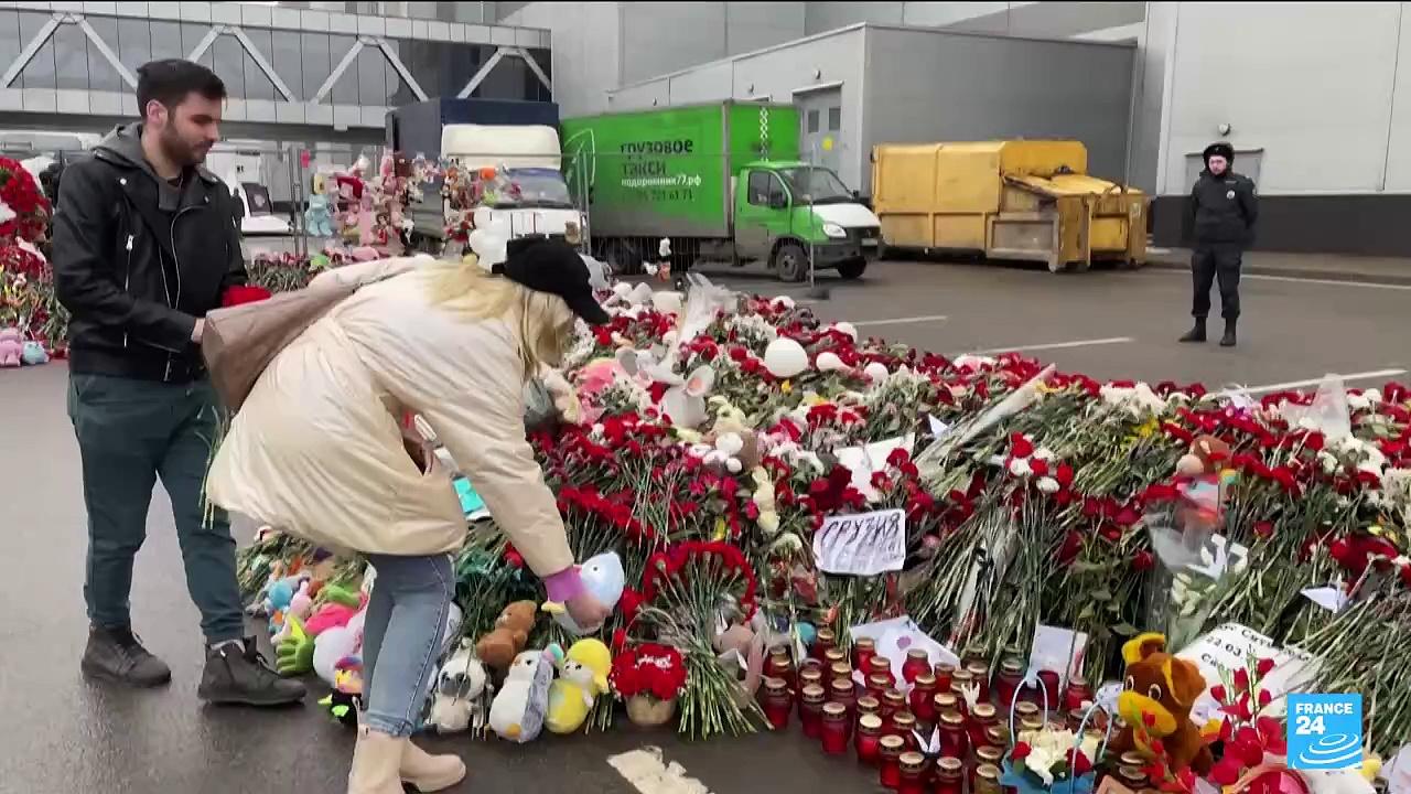 One week after Moscow concert massacre, mourners express grief
