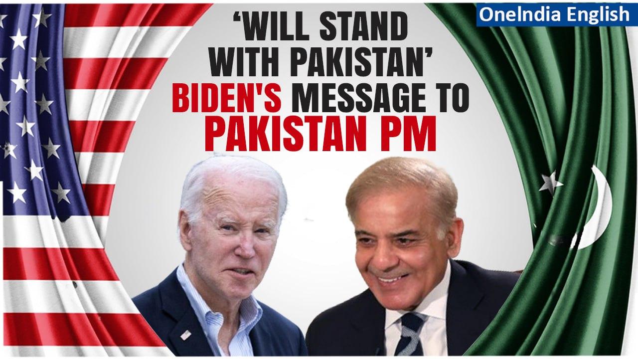 Biden Writes Letter to Pakistani PM Shehbaz Sharif,  Underlines Bilateral Ties for Peace| Oneindia