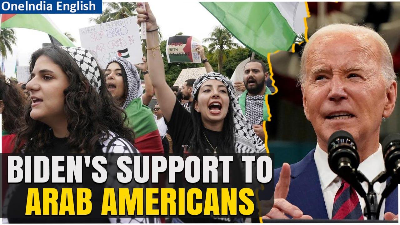 U.S. President Joe Biden Acknowledges Arab Americans' Anguish Over Gaza Conflict | Oneindia News