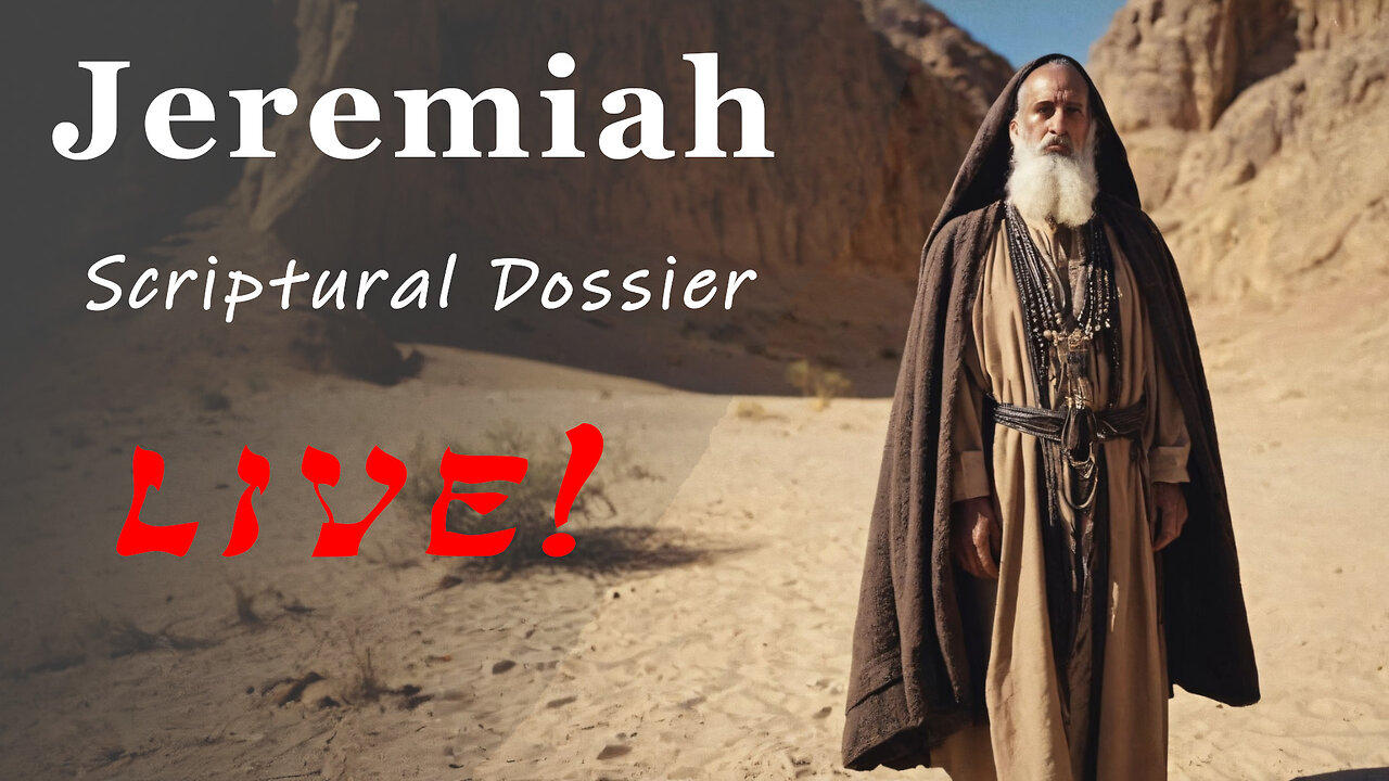 Jeremiah - Scriptural Dossier - God Honest Truth Live Stream 03/29/2024