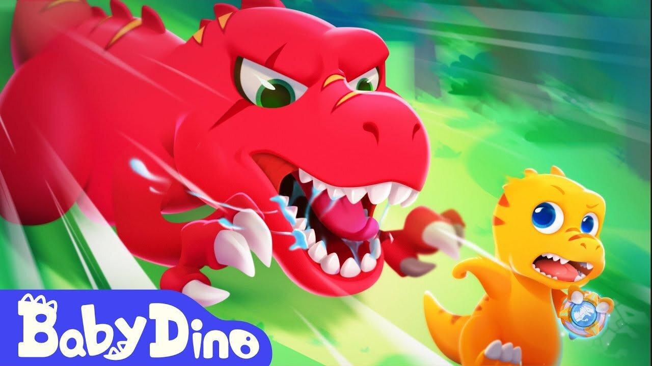 Baby Dino Ep2 Morph into Iron T-Rex + Ep3 Dinosaur Fire Brigade🔥 - Jurassic｜Kids Cartoon | Yateland
