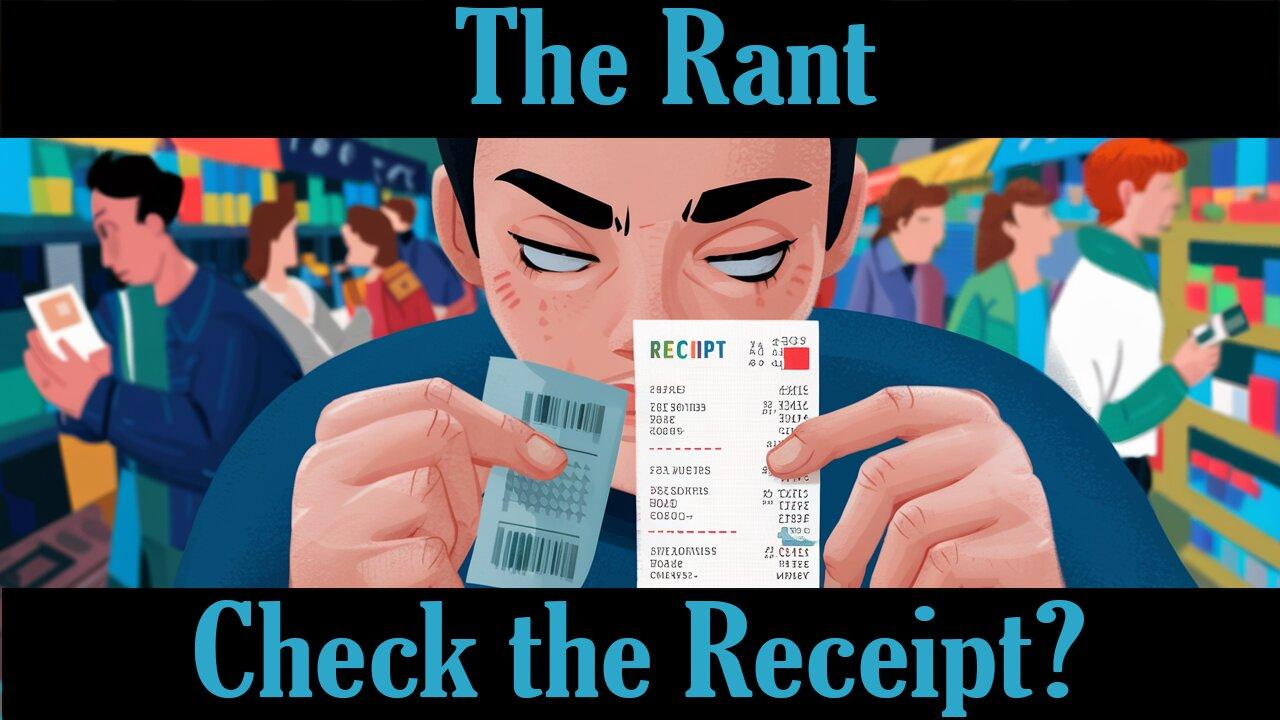 The Rant-Ask for Receipt?