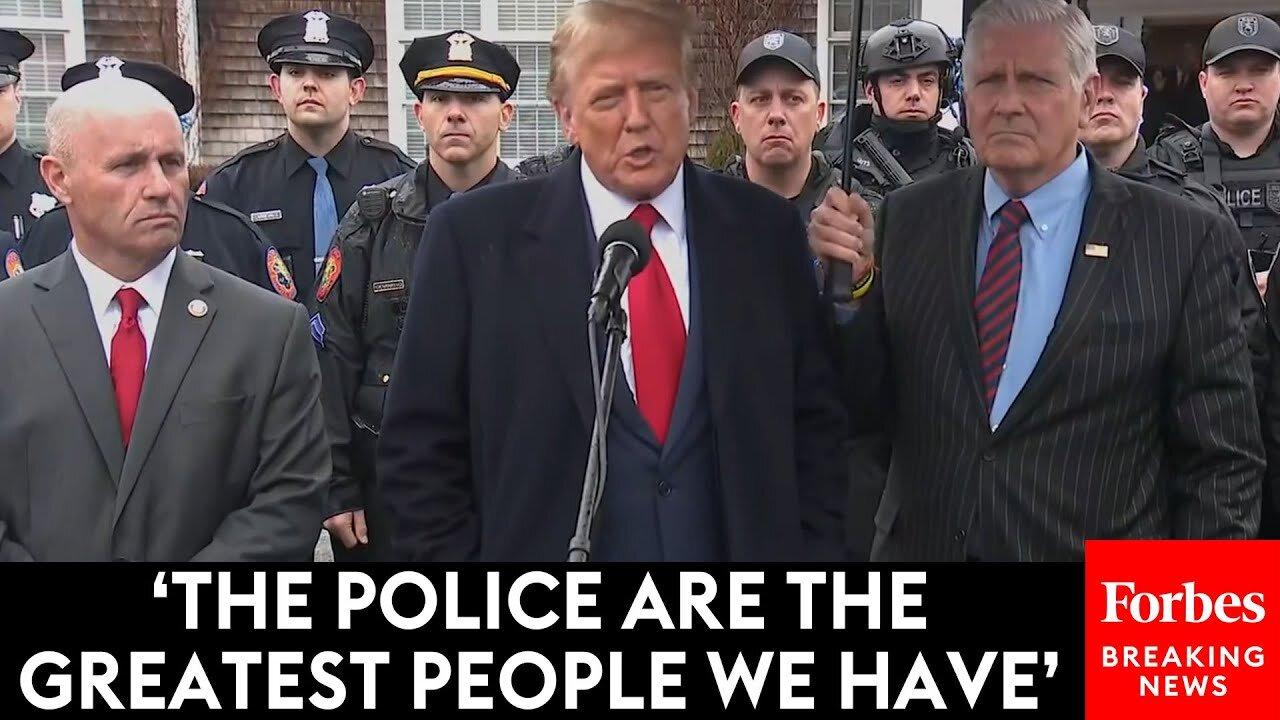 BREAKING NEWS: Trump Demands Return To 'Law And Order' At Wake Of Fallen NYPD Officer