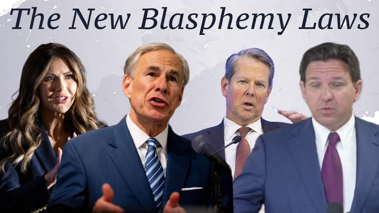 The New Blasphemy Laws