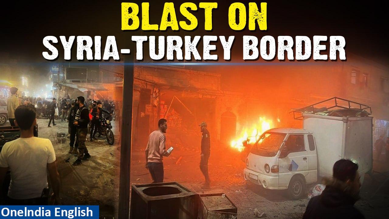 Syria: Chaos Erupt As A Car Blast Rocks Azaz City on Turkish border, Claiming 7 Lives |Oneindia News