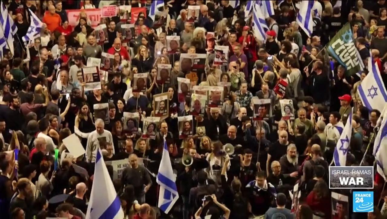 Thousands rally in Israel to demand release of Gaza hostages