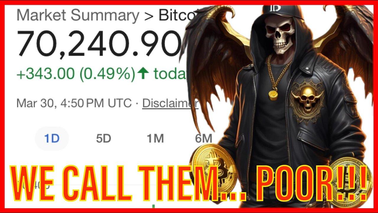 Tales from the CRYPTocurrency RELOADED | People who use FIAT as a store of value? Get called POOR!
