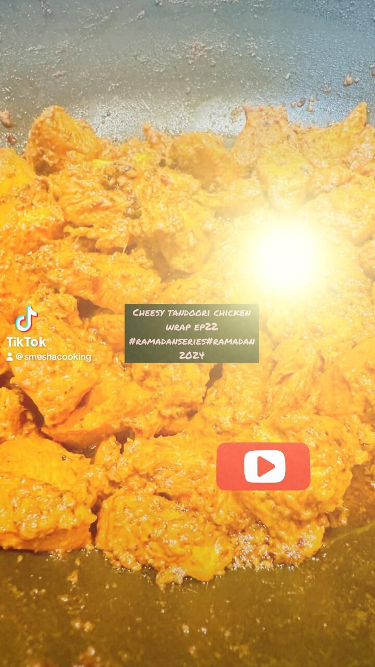 Cheesy tandoori chicken wrap ep22#ramadanseries#shortsviral