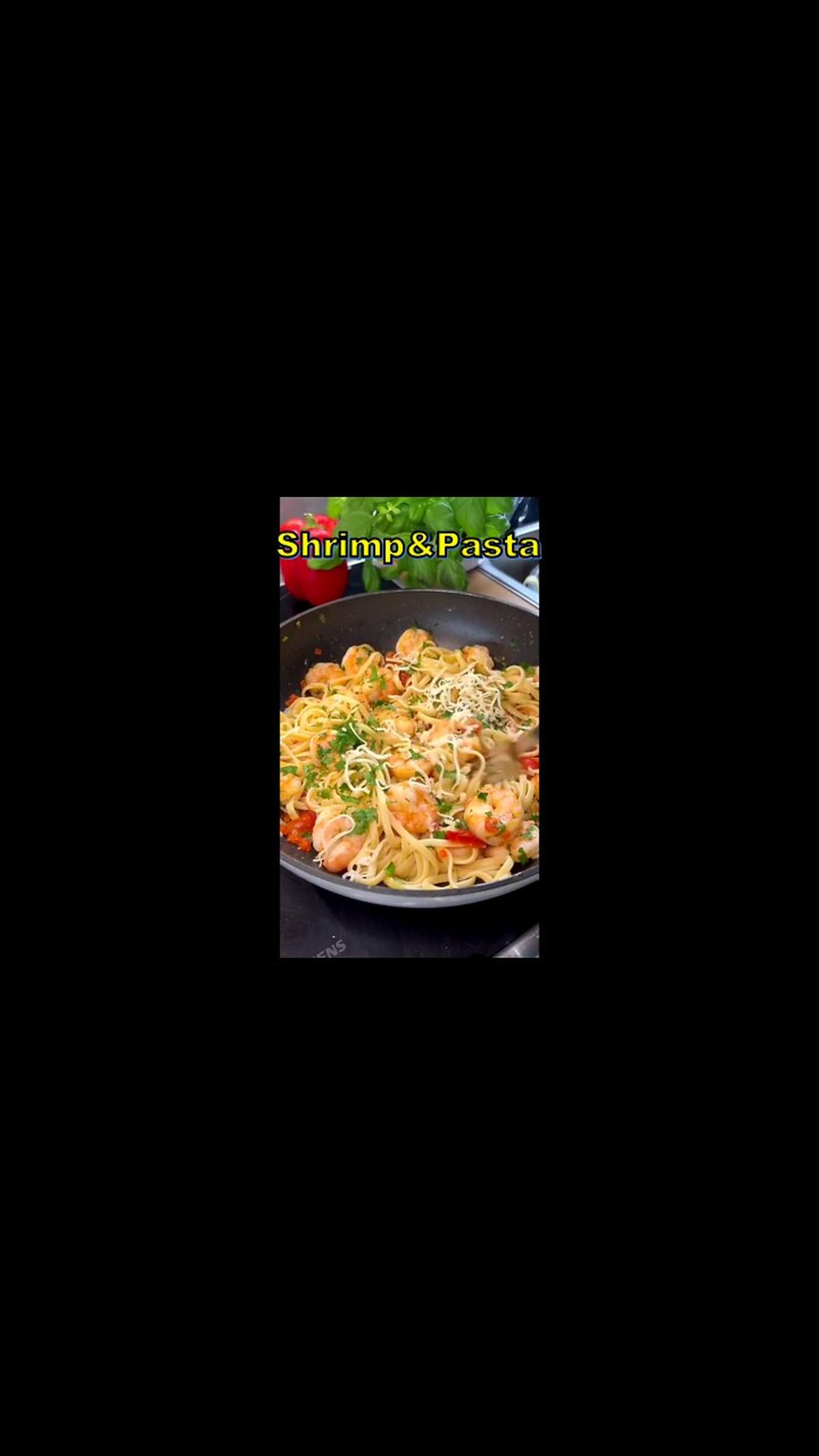 Shrimp and Pasta Recipe: A Flavorful Delight | رسپی میگو و پاستا با سس کره