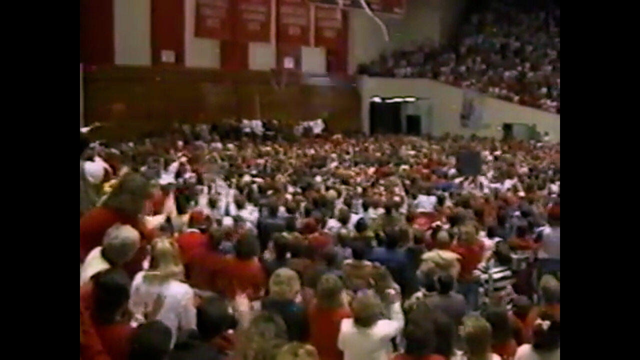 March 31, 1987 - Indiana University Fans Celebrate National Hoops Title (WTHR Coverage)