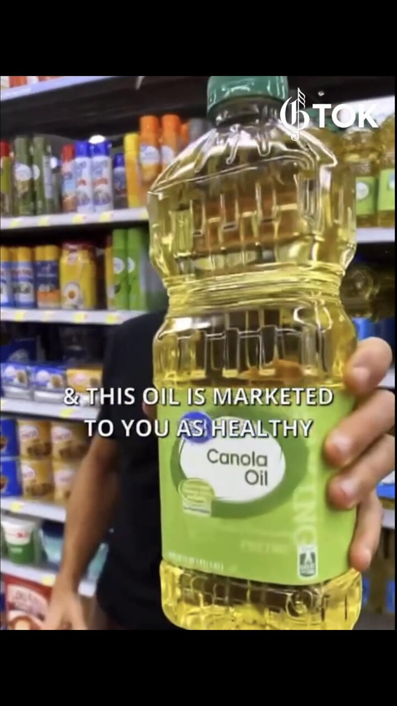 CANOLA OIL☢️🌾🥘🤮IS TOXIC FOR HUMANS TO CONSUME⚠️🫀💫