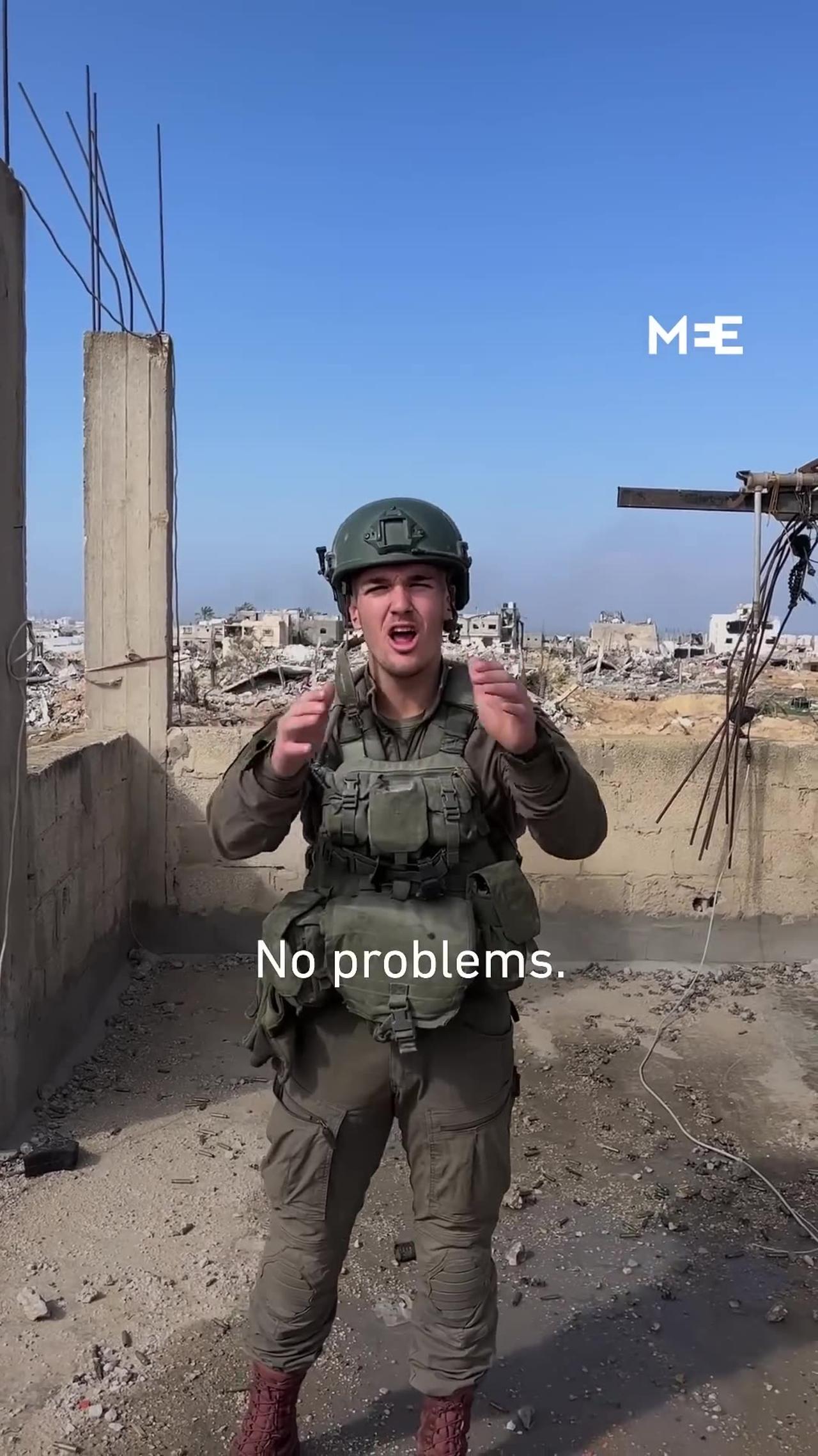 South African-Israeli soldier publishes social media video making fun of fighting in Gaza