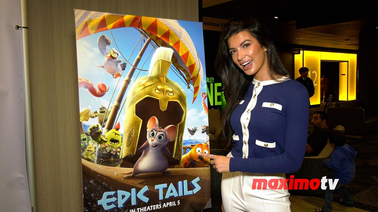 Ellie Zeiler, who voices Pattie, at the premiere of 'Epic Tales' in Los Angeles