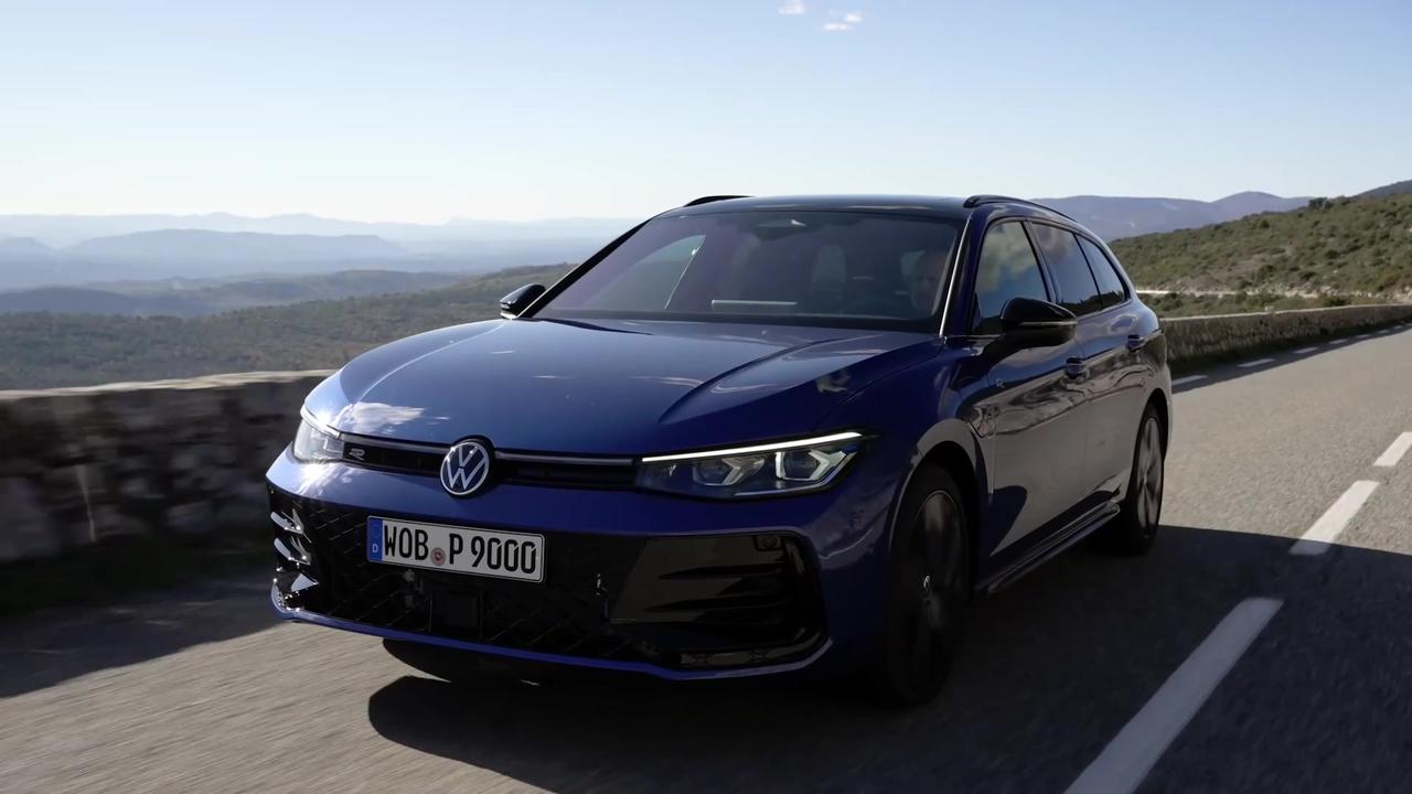 The all-new Volkswagen Passat in Reef Blue Metallic Driving Video