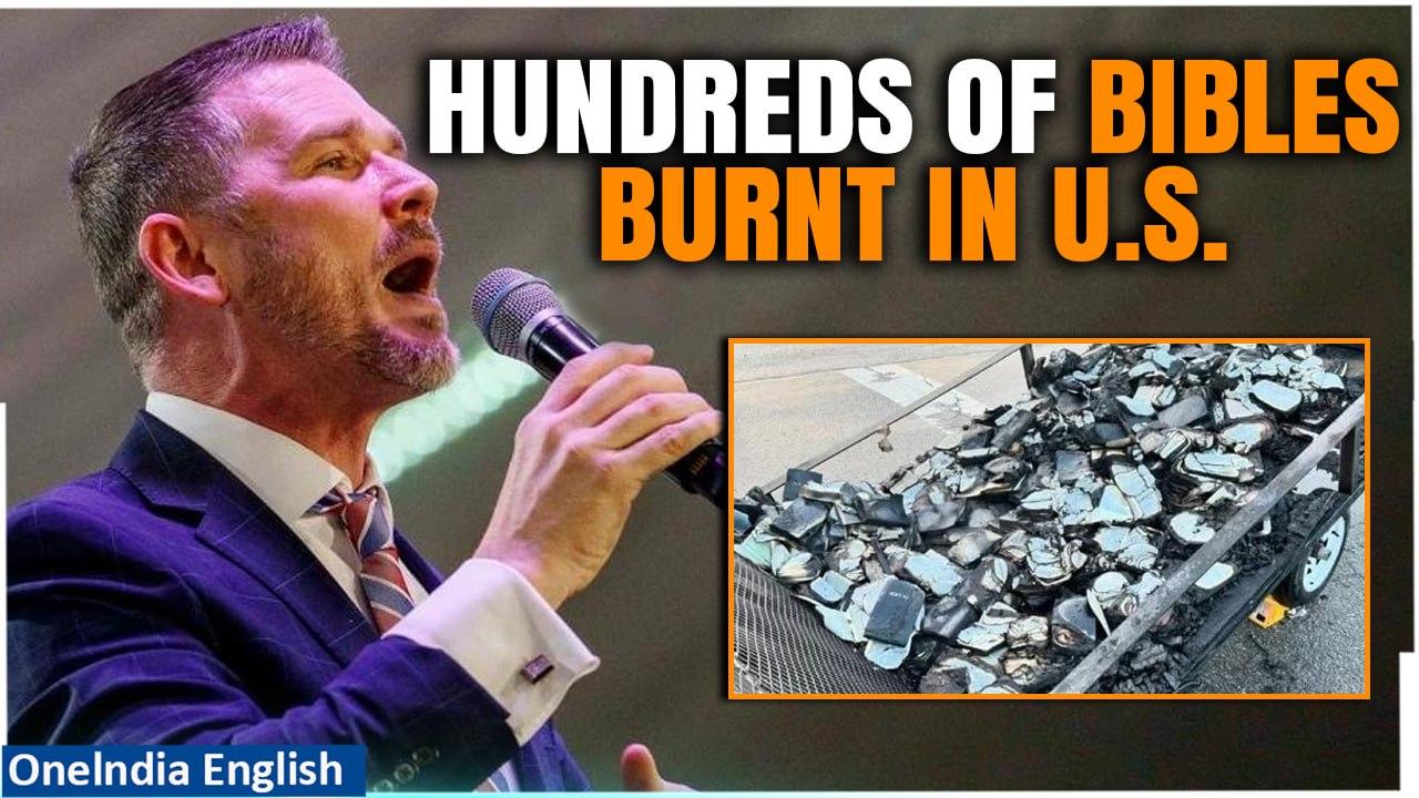 Bibles Burnt Outside Tennessee Church on Easter Morning in the U.S. | Oneindia News