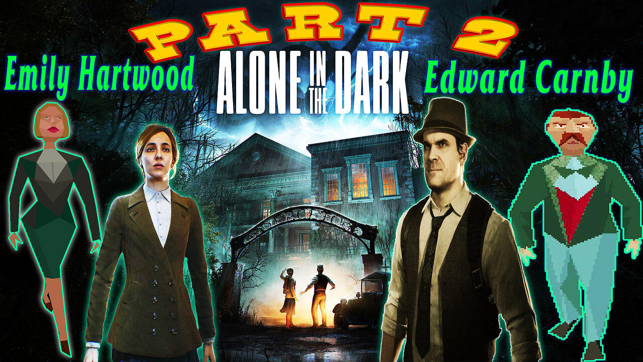 👻Alone in the Dark ( Remake )👻 Survival-Horror 🕵🏻 Edward Carnby🕵🏻 Hard Difficulty | Part 2 |