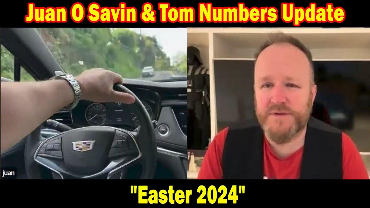 Juan O Savin & Tom Numbers Update Today: "Juan O Savin Important Update, April 1, 2024"