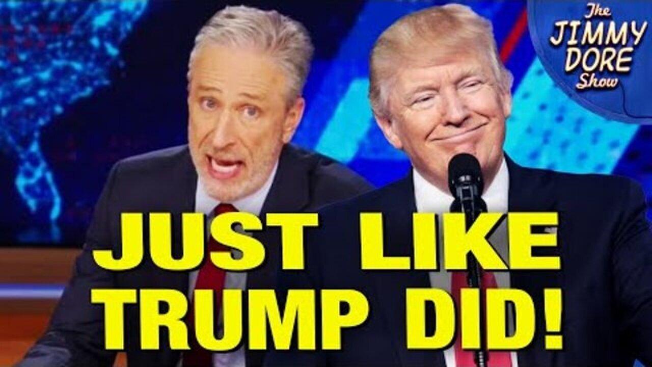Jon Stewart Committed SAME FRAUD He Accused Trump Of!