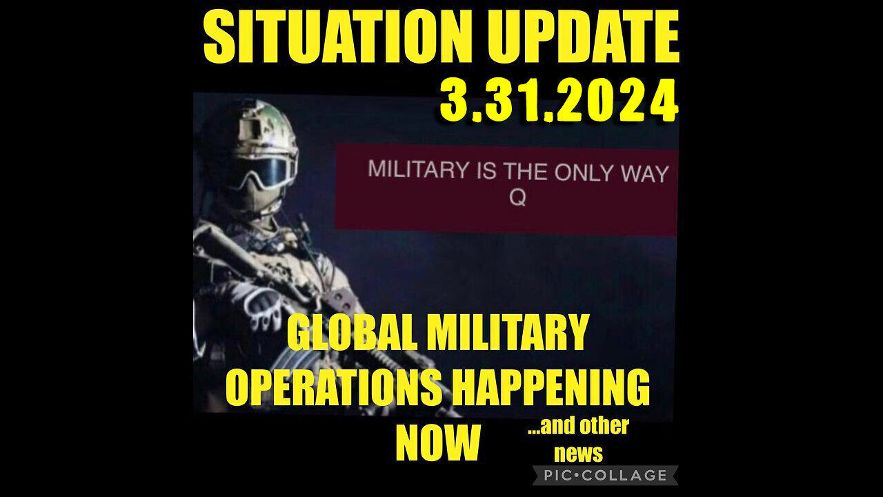 Situation Update 3.31.2024 ~ Trump Return - White Hat Intel ~ Juan O Savin. SGAnon Intel