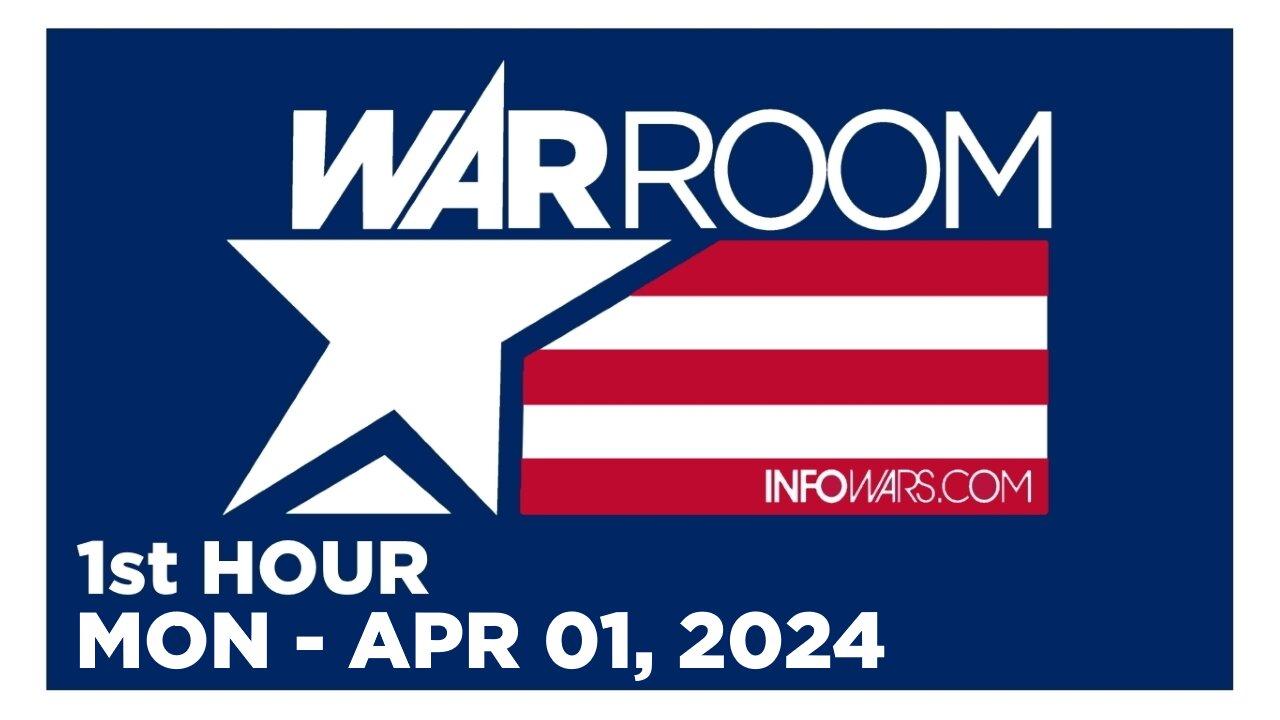 WAR ROOM [1 of 3] Monday 4/1/24 • WHITE HOUSE GAY PRIDE EASTER, News, Reports & Analysis • Infowars