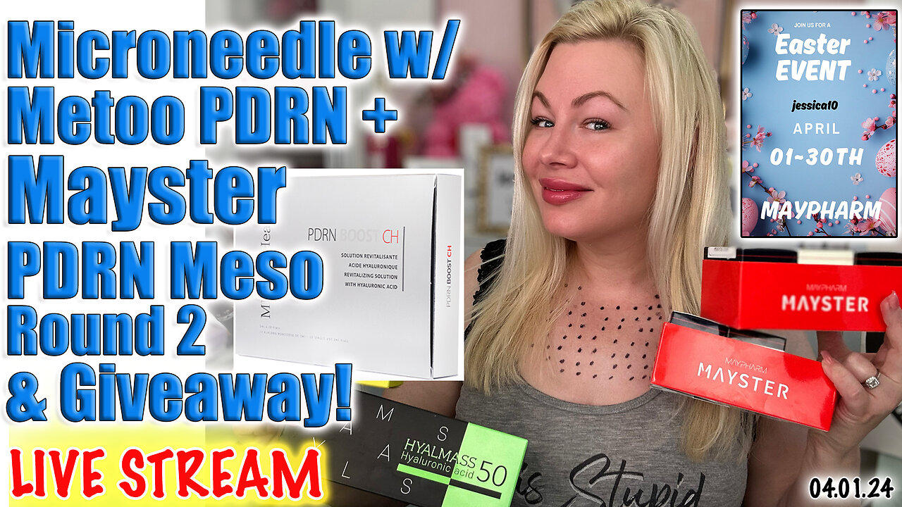 Live Mayster PDRN Skin Booster Chest Meso + Metoo Microneedle, Maypharm.net | Code Jessica10 Saves $