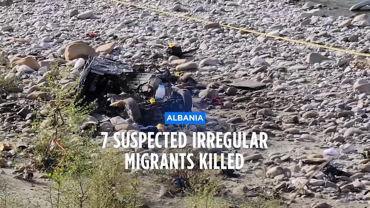 Eight dead after car carrying suspected migrants crashes in Albania