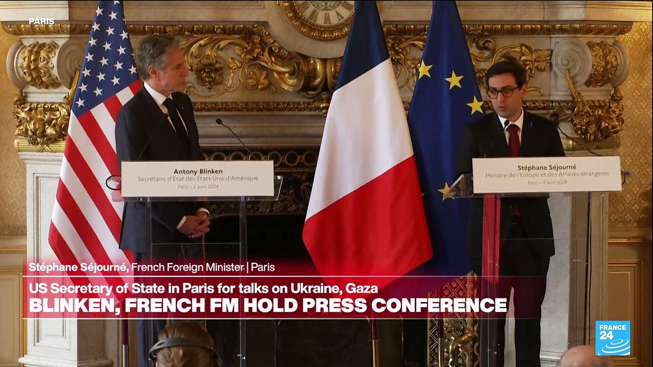 REPLAY: US Secretary of State, French Foreign Minister hold press conference