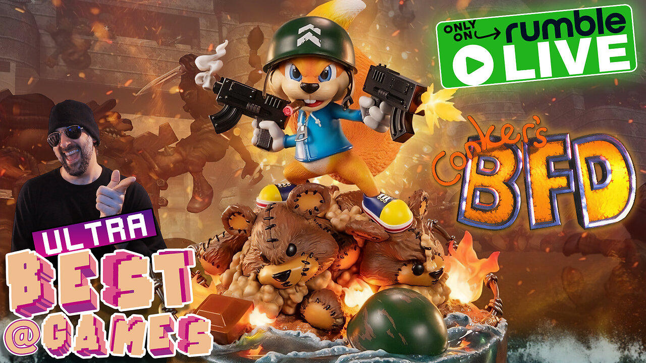 LIVE 4/1 at 9pm ET | CONKER'S BAD FUR DAY...again! + Chat Games