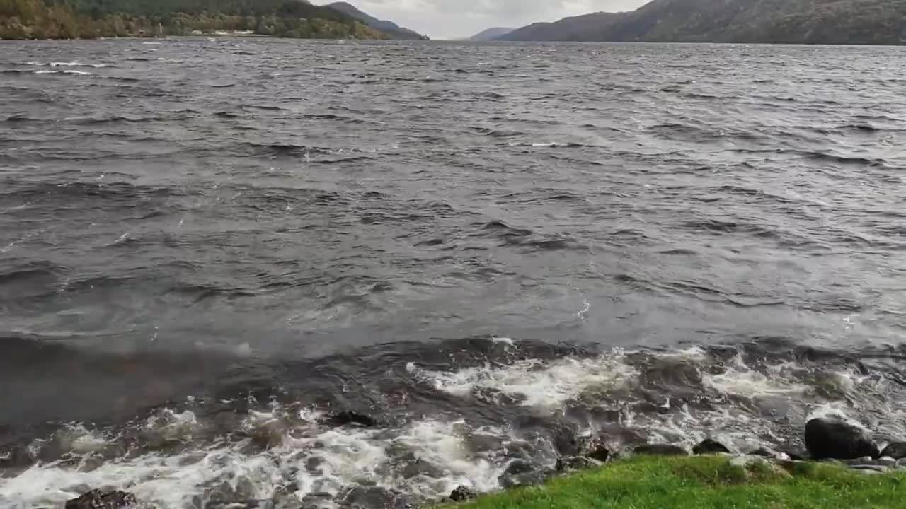 White capping at Loch Ness on 10/19/2023.