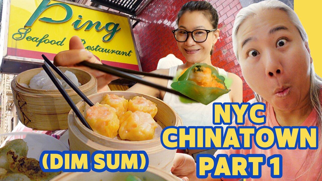 NYC Chinatown Part 1 - Dim Sum at Pings and Sugarcane Daddy (Food Tour)