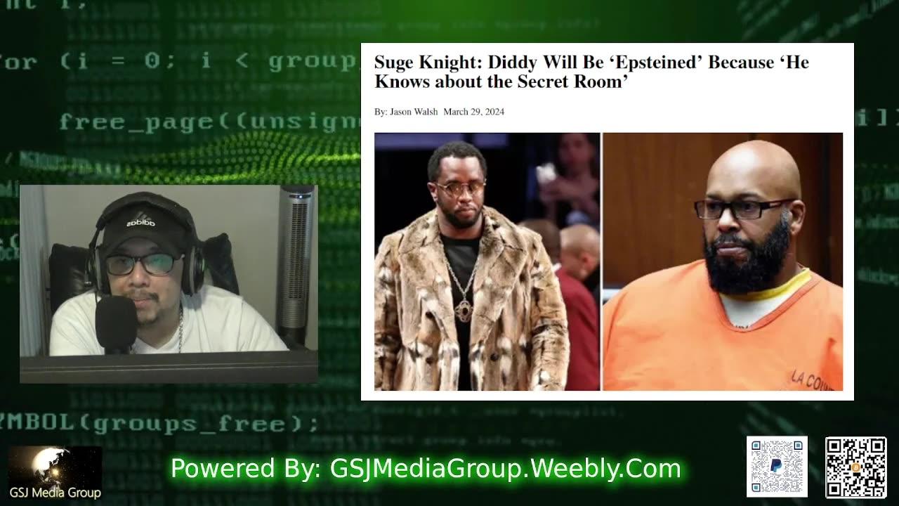 SUGE KNIGHT Warns P-Diddy From Prison of Being Epsteined