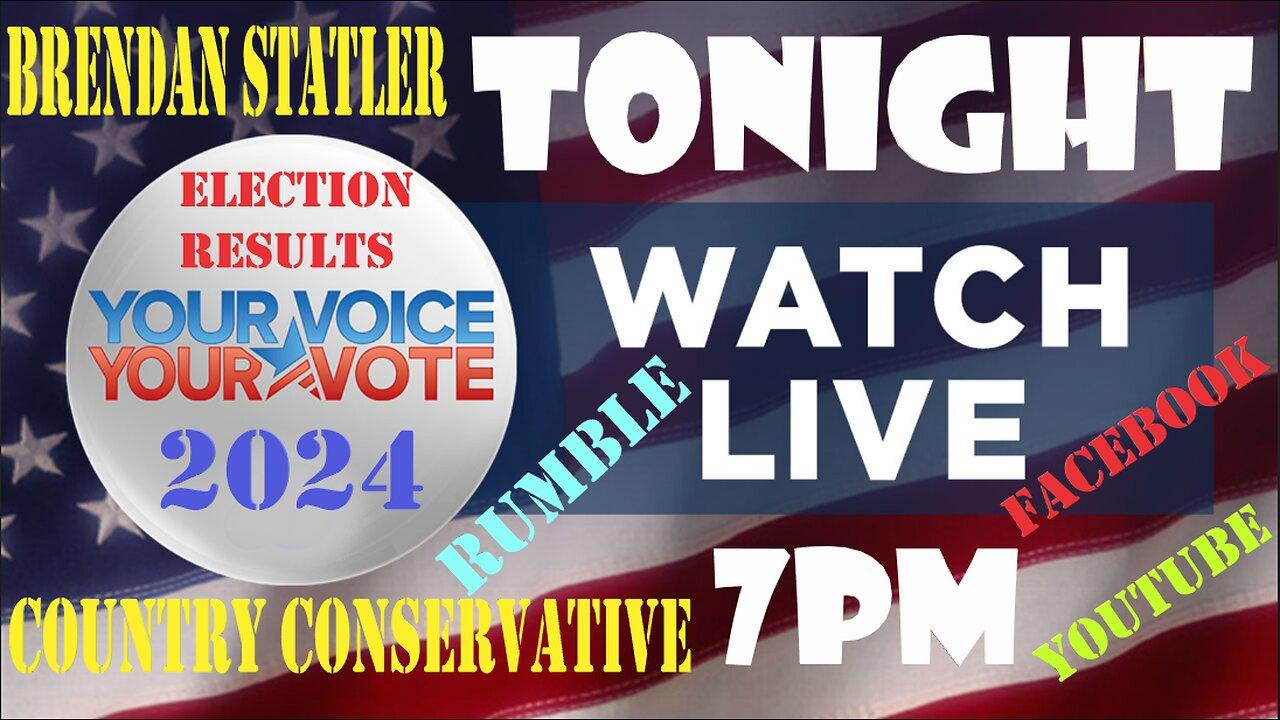 PRESIDENTIAL PRIMARY ELECTION RESULTS LIVE @ 7PM PLEASE JOIN US