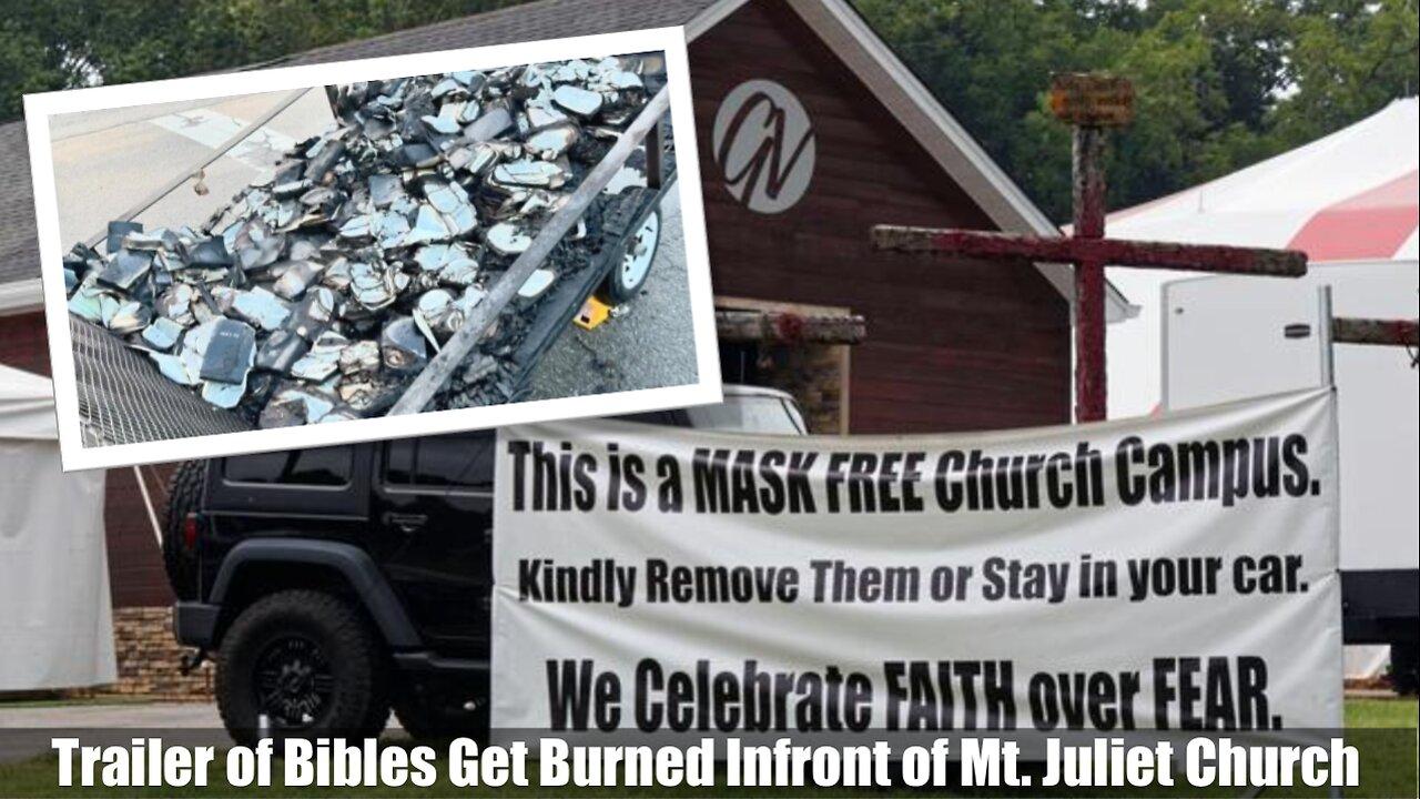 Bibles Burned in Front of Tennessee Church on Easter Sunday