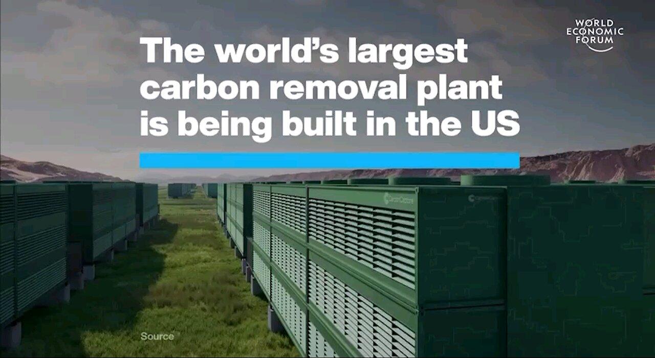 The World Economic Forum touts 'carbon removal plants'—each of which removes five million tons