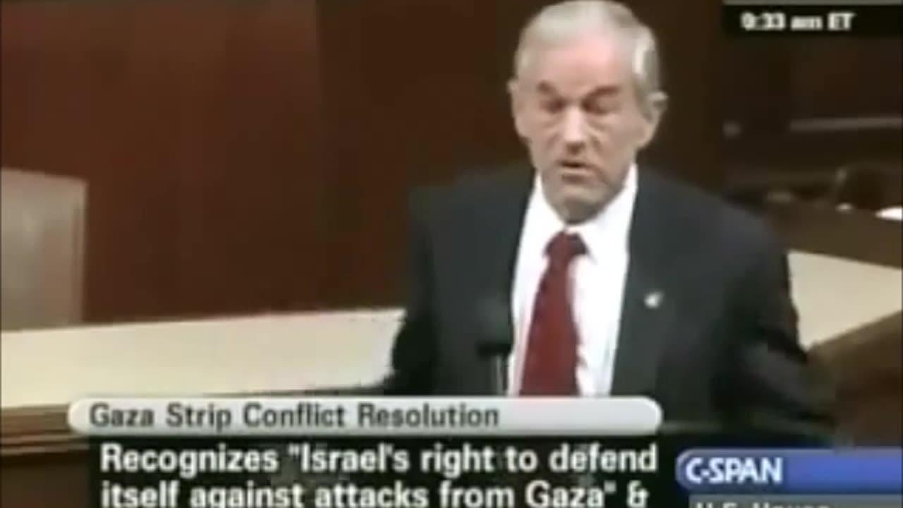 Ron Paul 2009: Israel Created Hamas to Fight Yasser Arafat, PLO