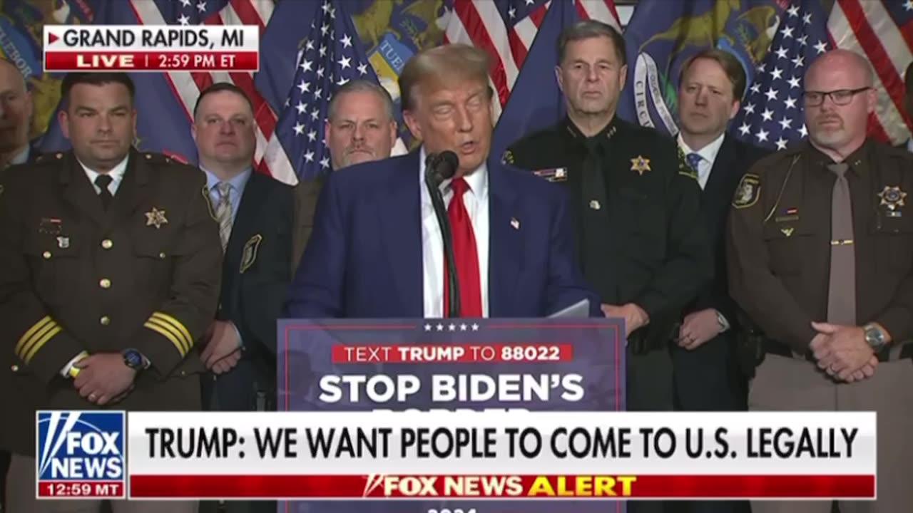 FOX covered the full opening 30 minutes of President Trump Border Bloodbath speech