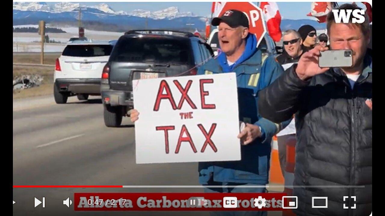 CANADIANS DOING NATIONWIDE ANTI CARBON TAX PROTESTS