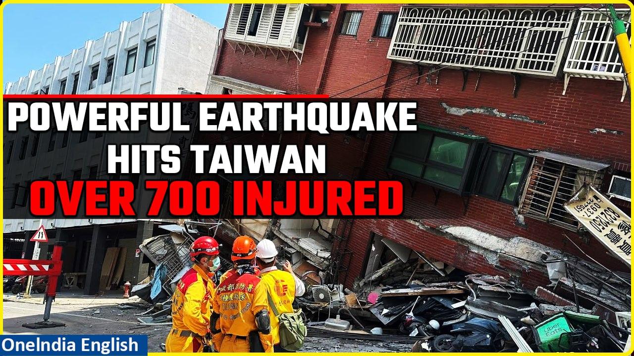 Taiwan Earthquake: Death toll rises, 700 injured in strongest quake in 25 years | Oneindia