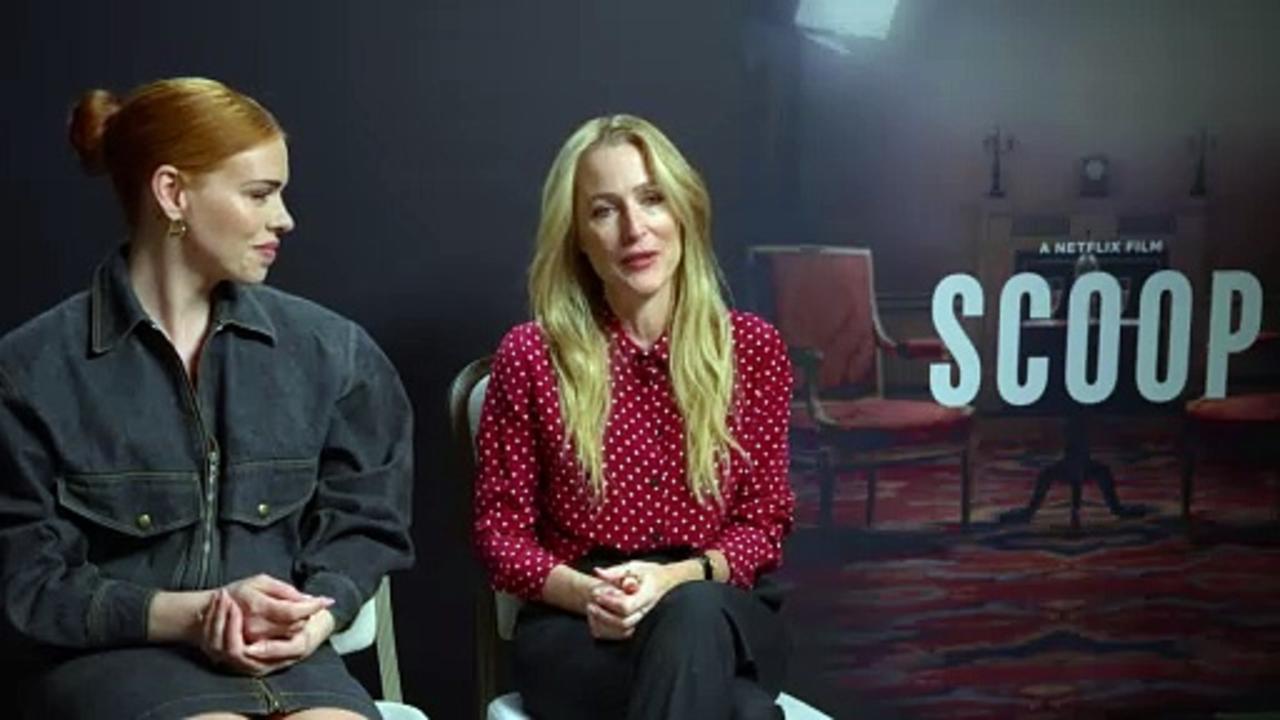 Billie Piper & Gillian Anderson Give Us the Scoop on SCOOP!