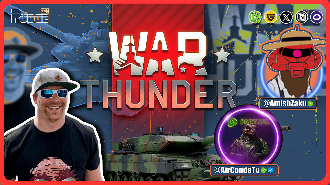 🔴 War Thunder | Which am I better at, Tanks or Planes? | Collab w Amish & Conda