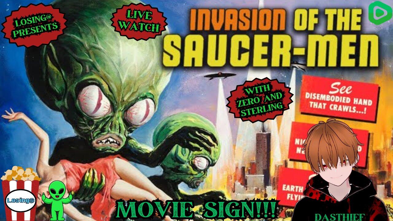 🛸👾 Invasion of the Saucer Men (1957) 👾🛸 | Movie Sign!!!