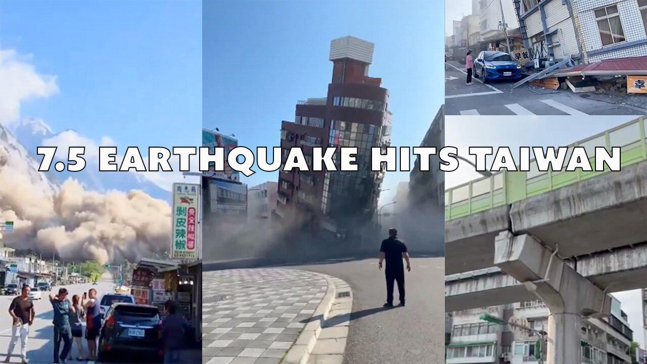 Magnitude 7.5 Earthquake Hits Taiwan