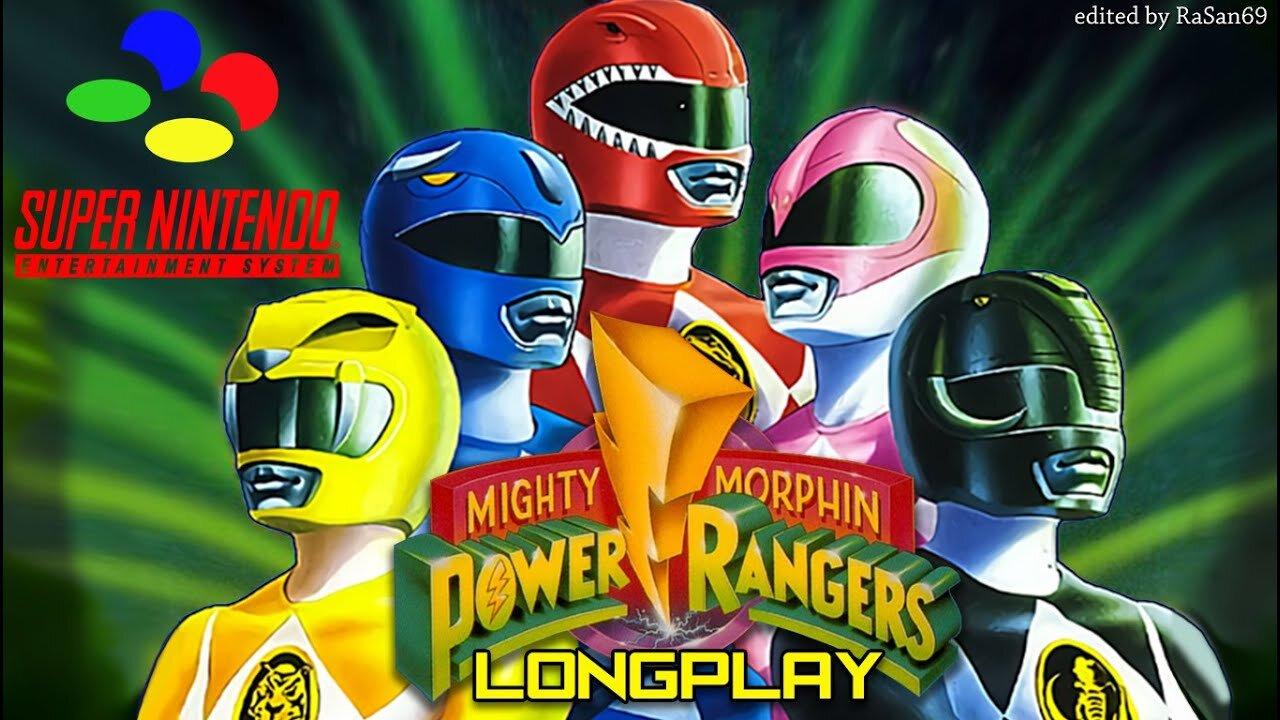 Mighty Morphin Power Rangers (SNES) Long Play